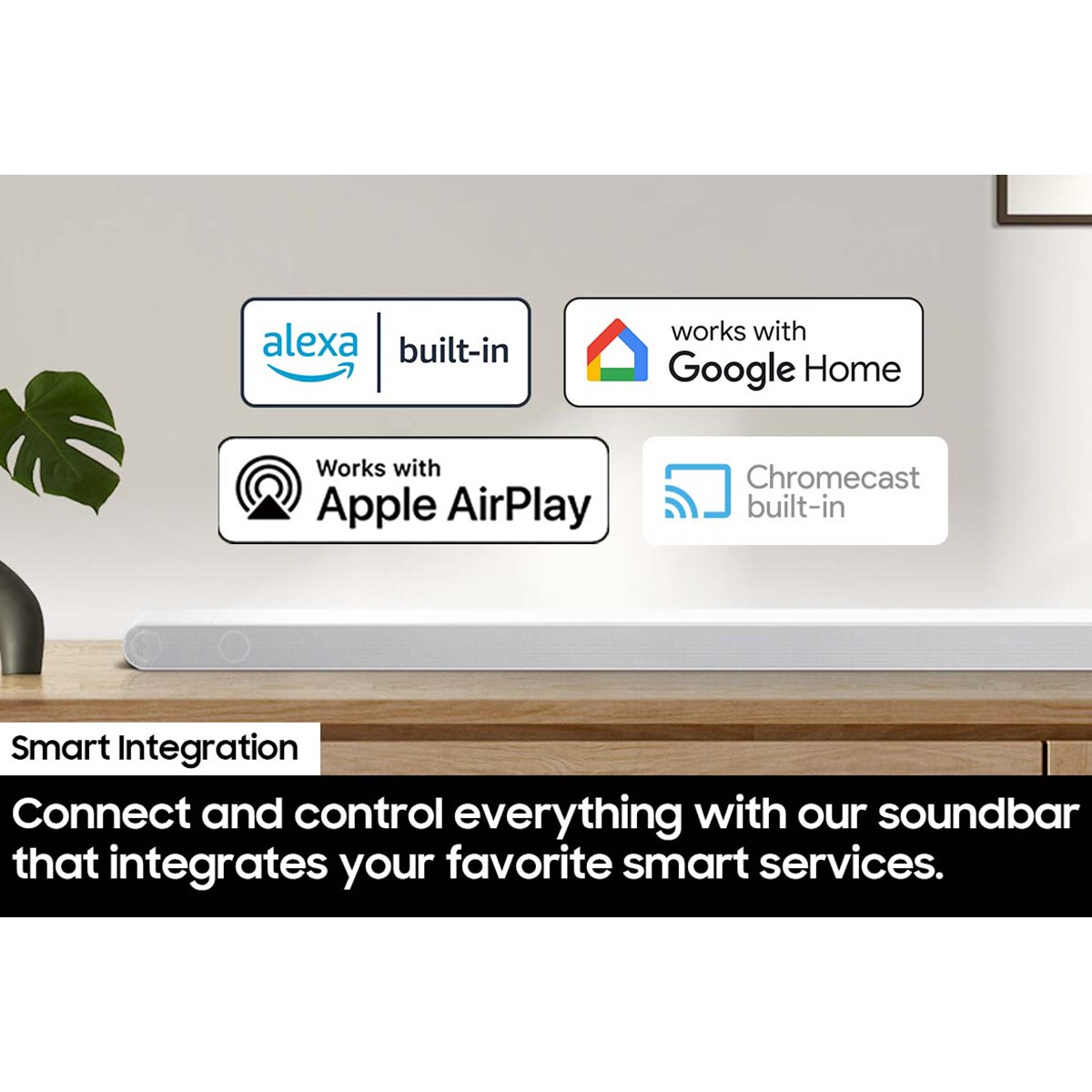 Samsung Ultra-slim 3.1.2 Channel Dolby Atmos Smart Sound Bar with Bluetooth & Wireless Subwoofer - White, White, hires