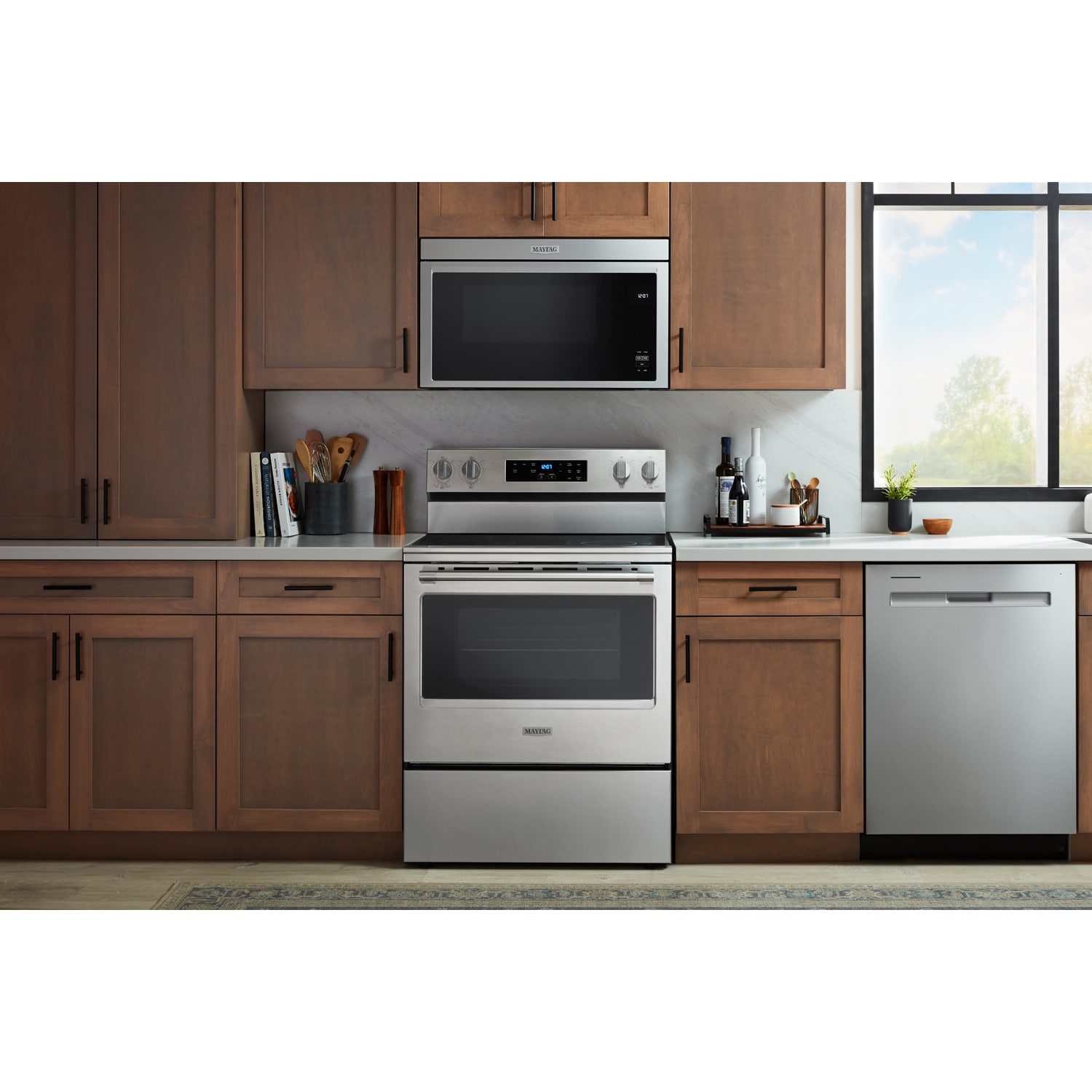 Maytag 30 in. 5.3 cu. ft. Electric Range with Radiant Burners - Stainless Steel, Stainless Steel, hires