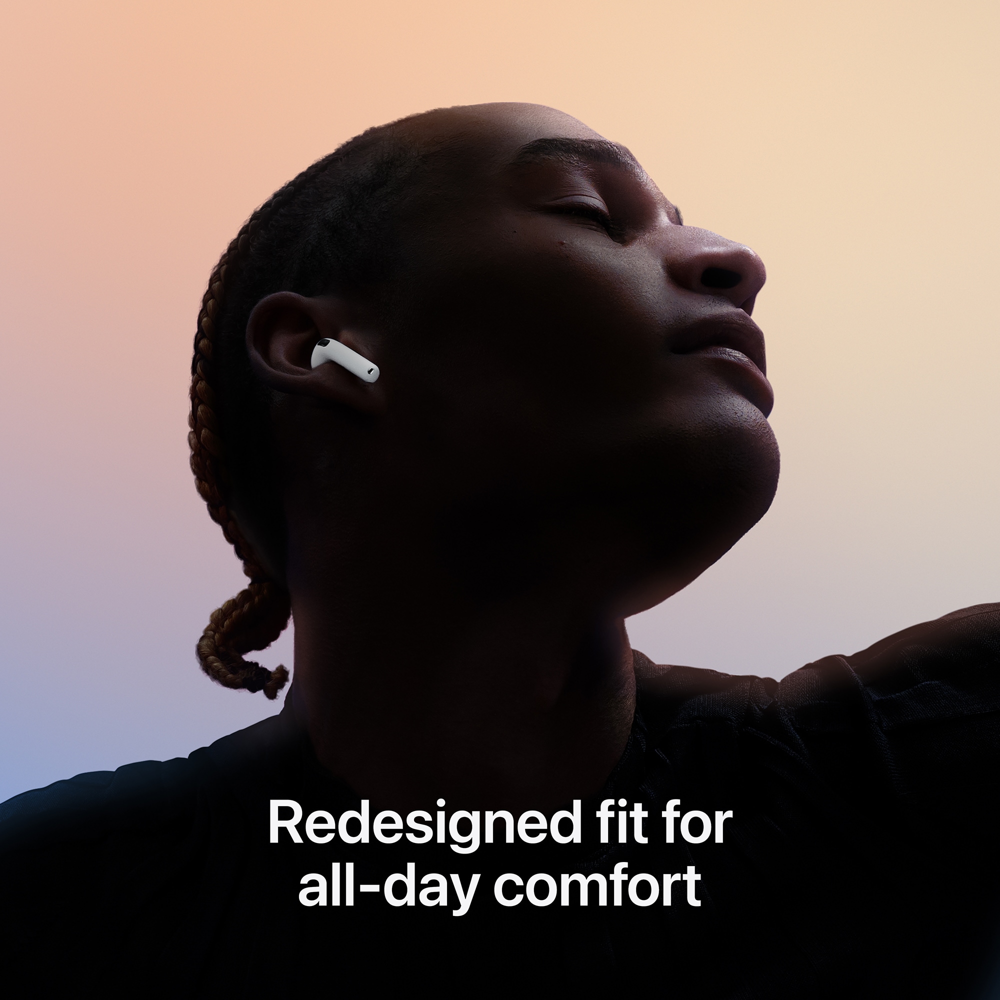 Apple - AirPods 4 - White, , hires
