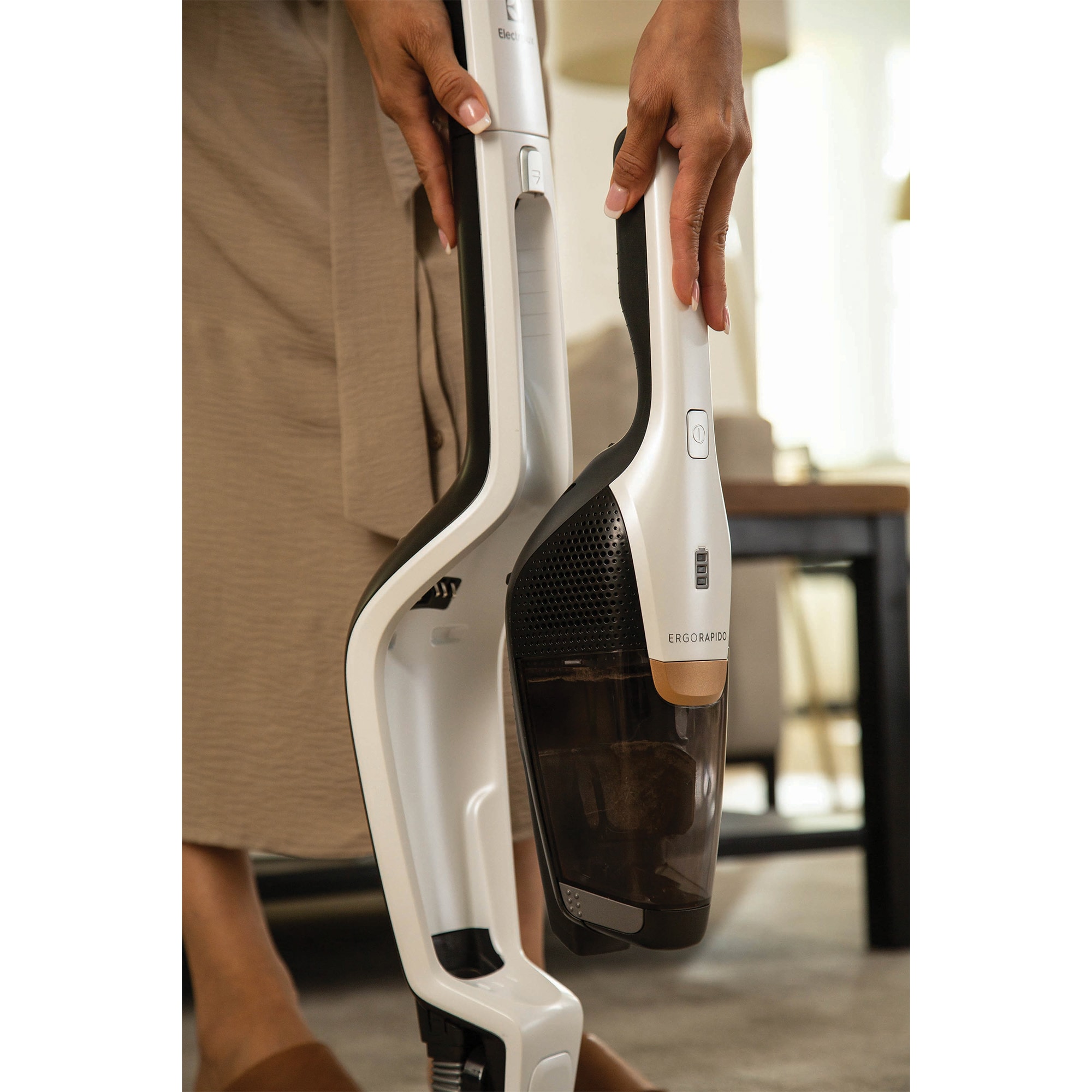 Electrolux Ergorapido Cordless Light-Weight 2-in-1 Handheld/Stick Vacuum with 1 Additional Tool, , hires