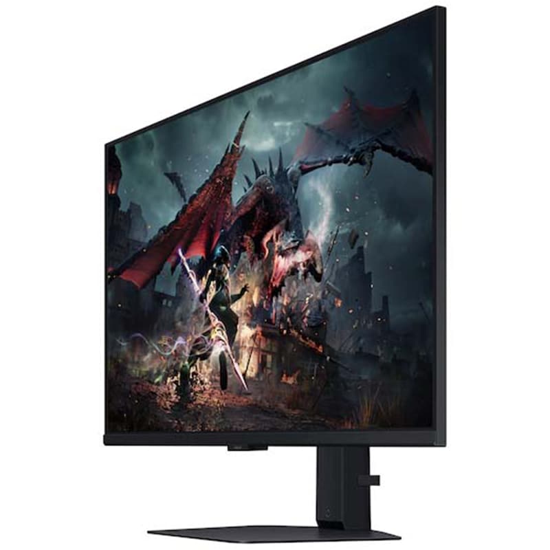 Samsung - Odyssey G50D 32" QHD IPS 180Hz 1ms AMD FreeSync Gaming Monitor with HDR 400 (DisplayPort, HDMI) - Black, , hires