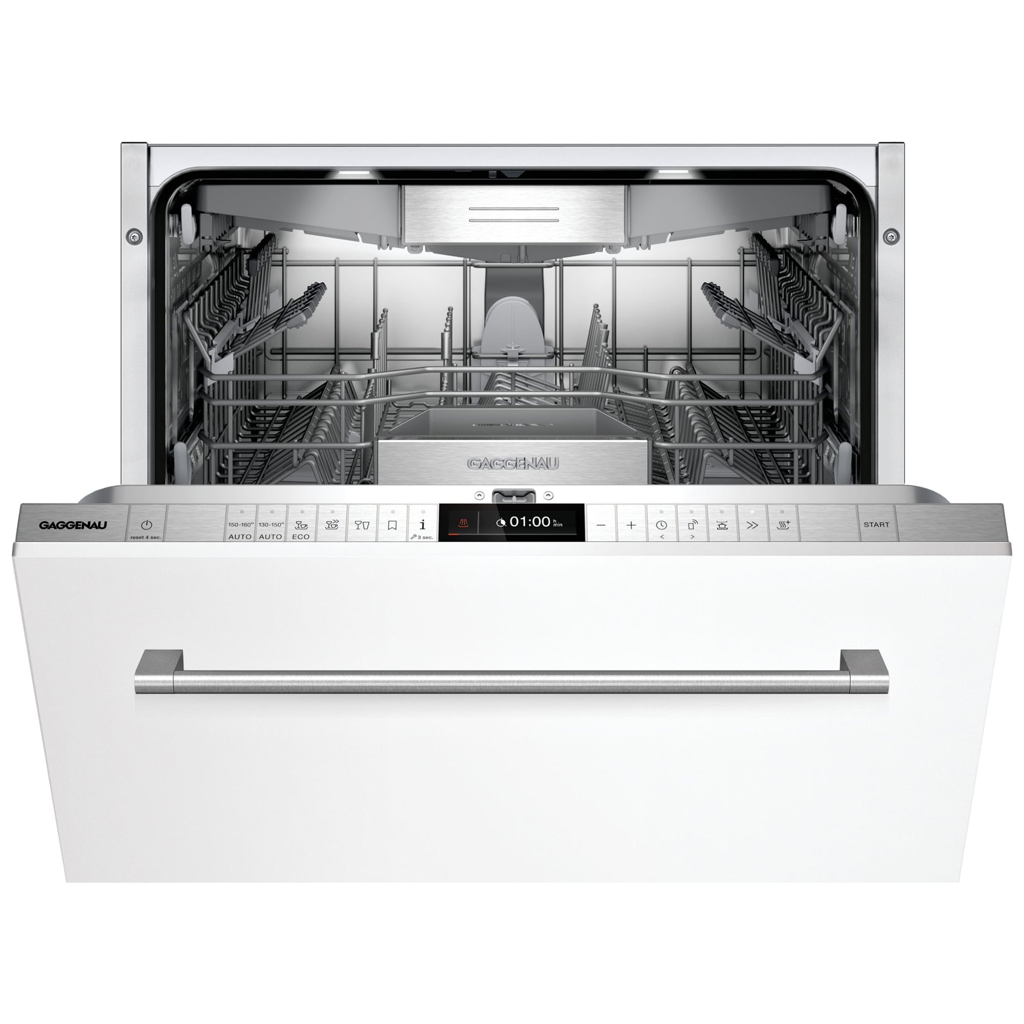 Gaggenau 200 Series 24 in. Top Control Smart Dishwasher with 42 dBa Sound Level & 3rd-Rack - Custom Panel Ready, , hires