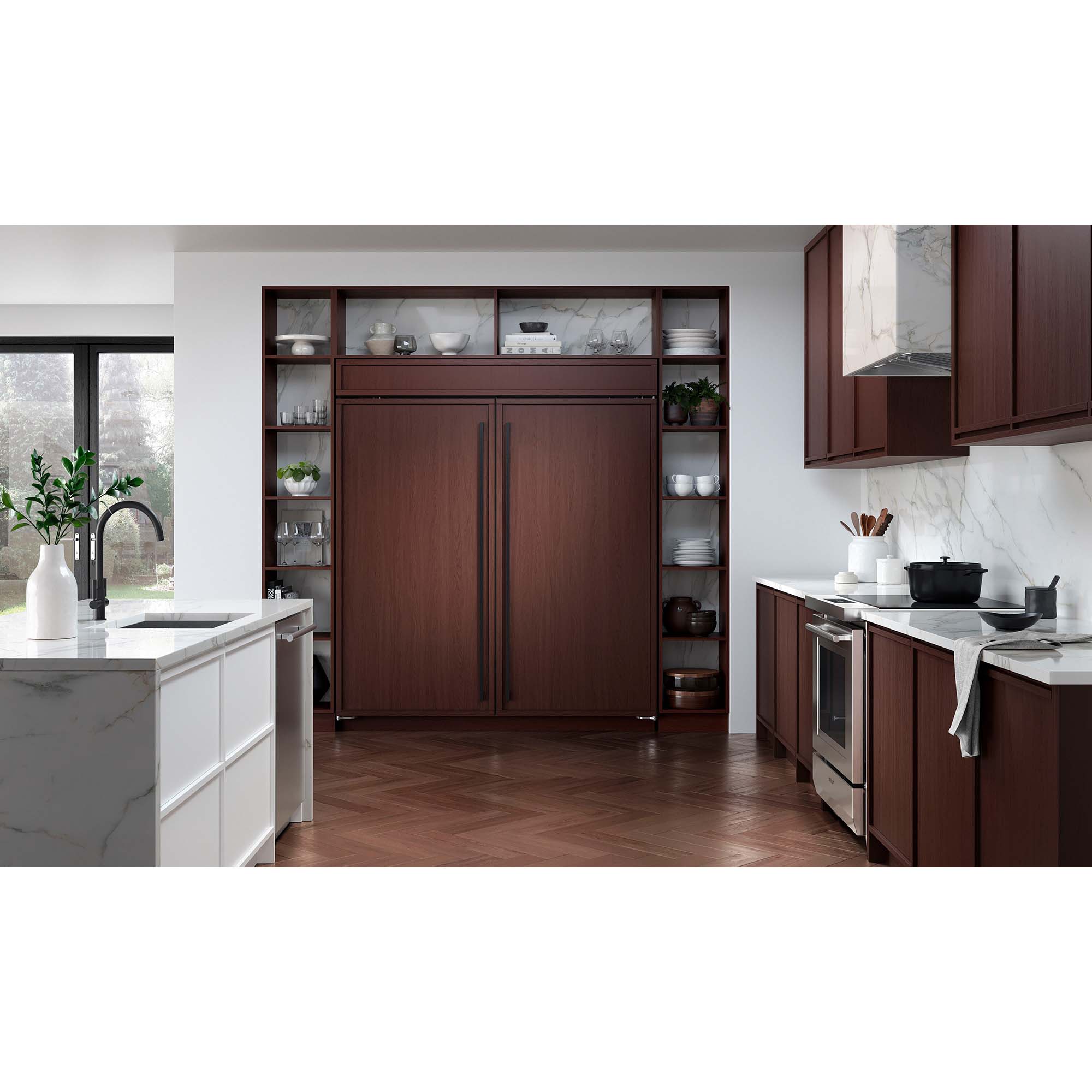 Sub-Zero 36 in. 20.6 cu. ft. Built-in Smart Triple-Drawers Upright Freezer with Ice-Maker & Adjustable Shelves - Stainless Steel, , hires