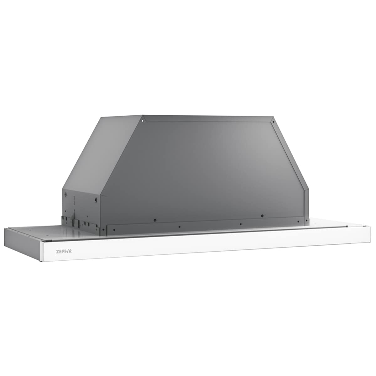 Zephyr 30 in. Convertible Slide-Out Style Range Hood with 290 CFM, 3 Fan Speeds & 2 LED Lights - White, , hires