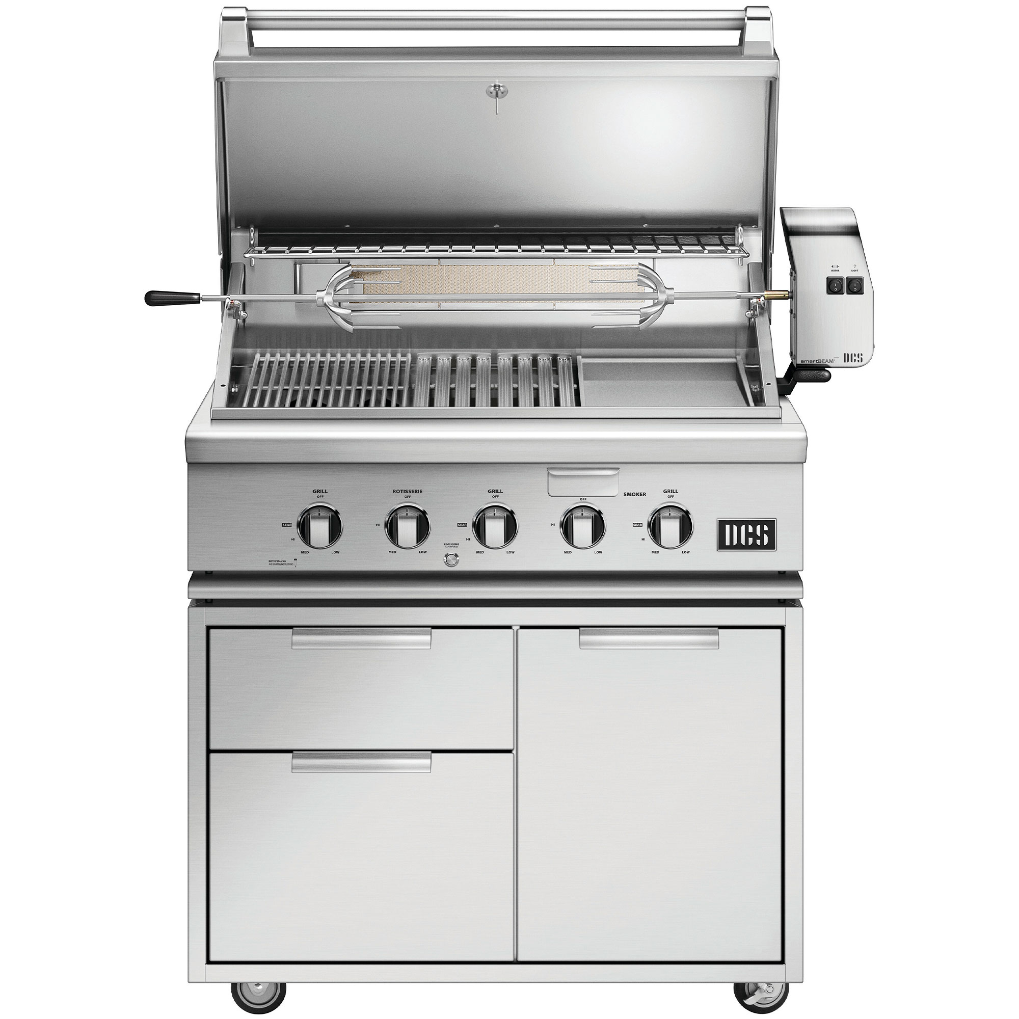 DCS 36" Stainless Steel Grill Cart with Storage, , hires