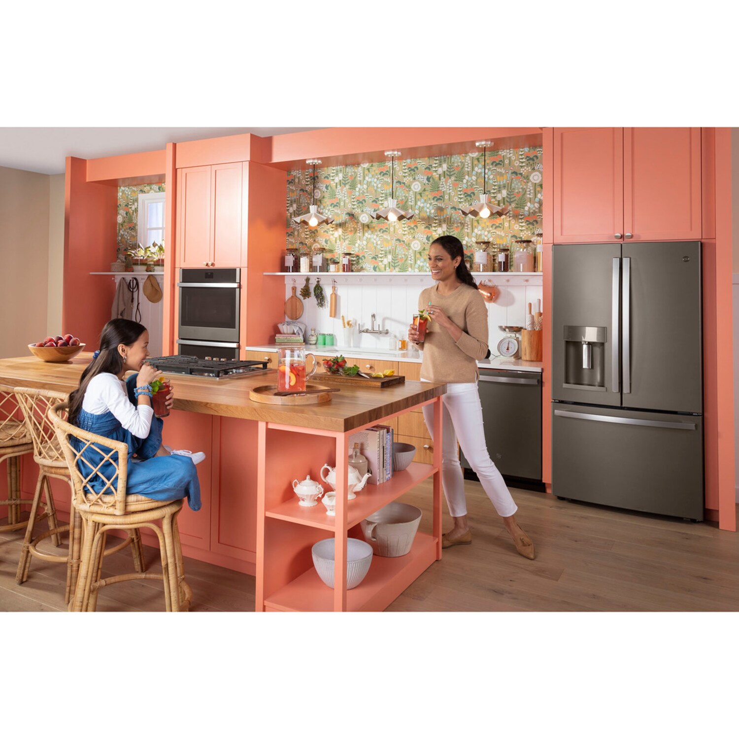 GE 30 in. 5-Burner Natural Gas Cooktop with Simmer Burner & Power Burner - Stainless Steel, Stainless Steel, hires