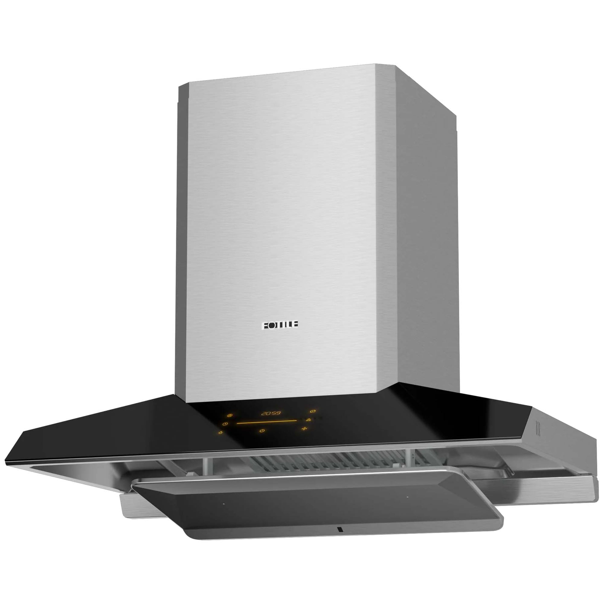 Fotile Perimeter Series 36 in. Ducted Chimney Style Range Hood with 1100 CFM, 4 Fan Speeds & 2 LED Lights - Stainless Steel, , hires
