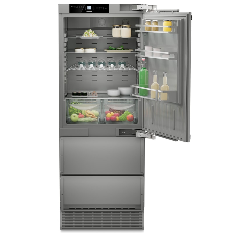 Liebherr 30 in. 14.1 cu. ft. Built-In Counter Depth Bottom Freezer Refrigerator with Ice Maker - Custom Panel Ready, , hires