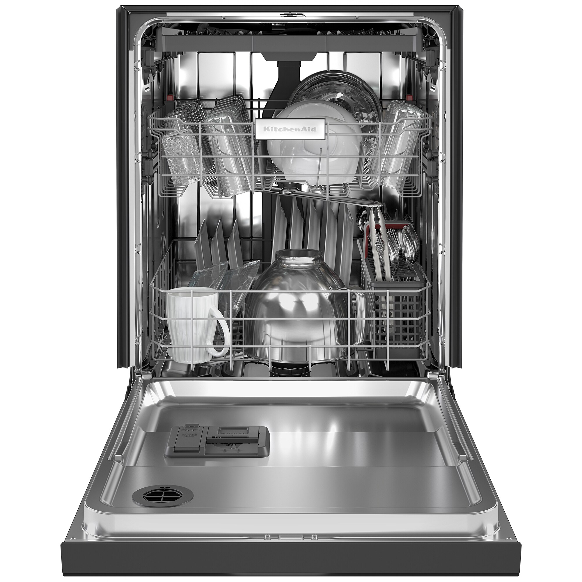 KitchenAid 24 in. BuiltIn Dishwasher with Front Control, 39 dBA Sound Level, 13 Place Settings