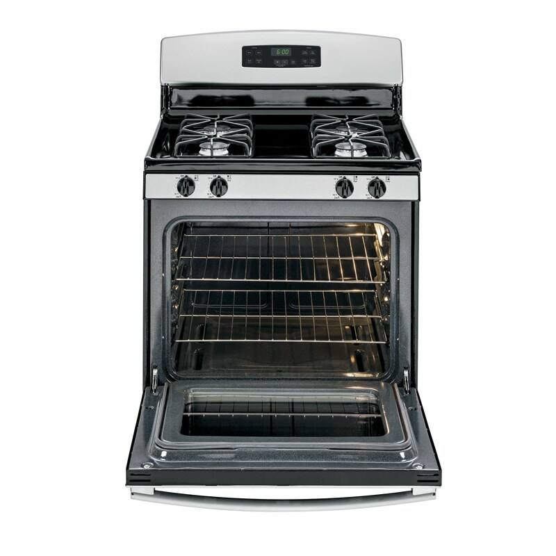 GE 30 in. 4.8 cu. ft. Oven Freestanding Gas Range with 4 Sealed Burners
