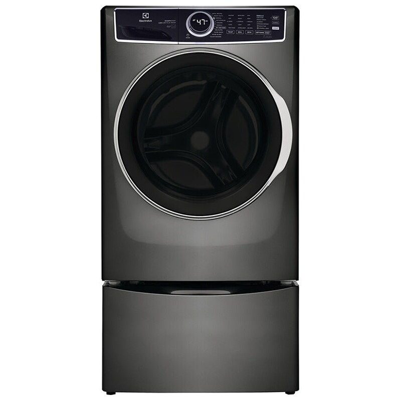 Electrolux 600 Series 27 in. 4.5 cu. ft. Stackable Front Load Washer with Perfect Steam, LuxCare Plus Wash System & SmartBoost -Titanium, Titanium, hires
