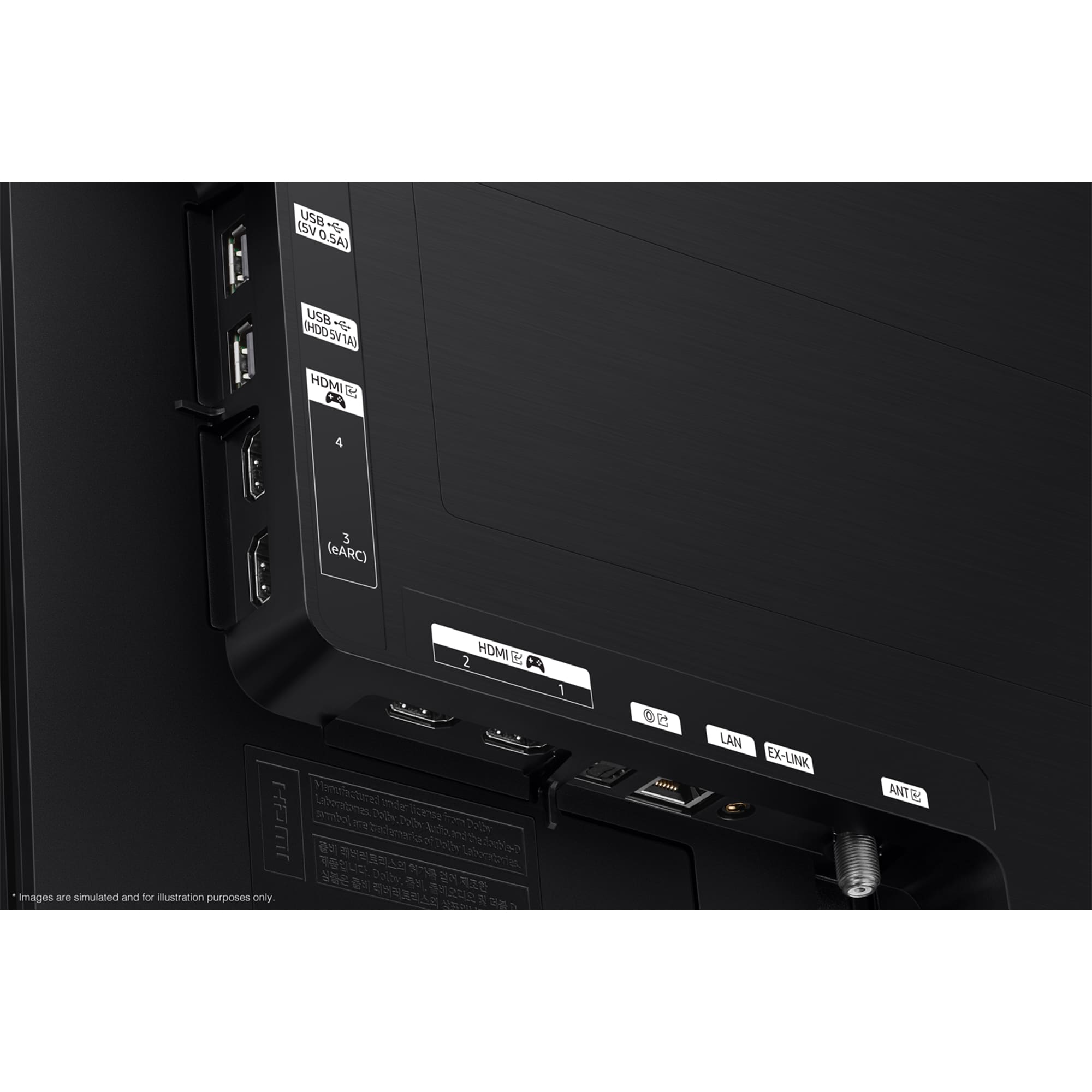 Samsung - 77" Class S90D Series OLED 4K UHD Smart Tizen TV, , hires