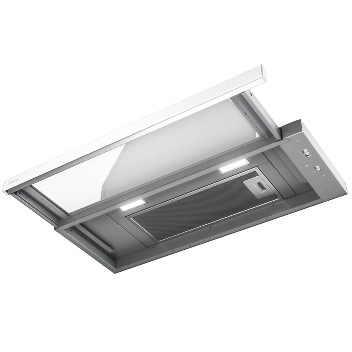 Zephyr 30 in. Convertible Slide-Out Style Range Hood with 290 CFM, 3 Fan Speeds & 2 LED Lights - White, , hires