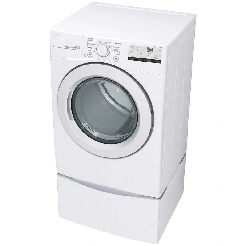 LG 27 in. 7.4 cu. ft. Stackable Gas Dryer with Sensor Dry Technology - White, , hires