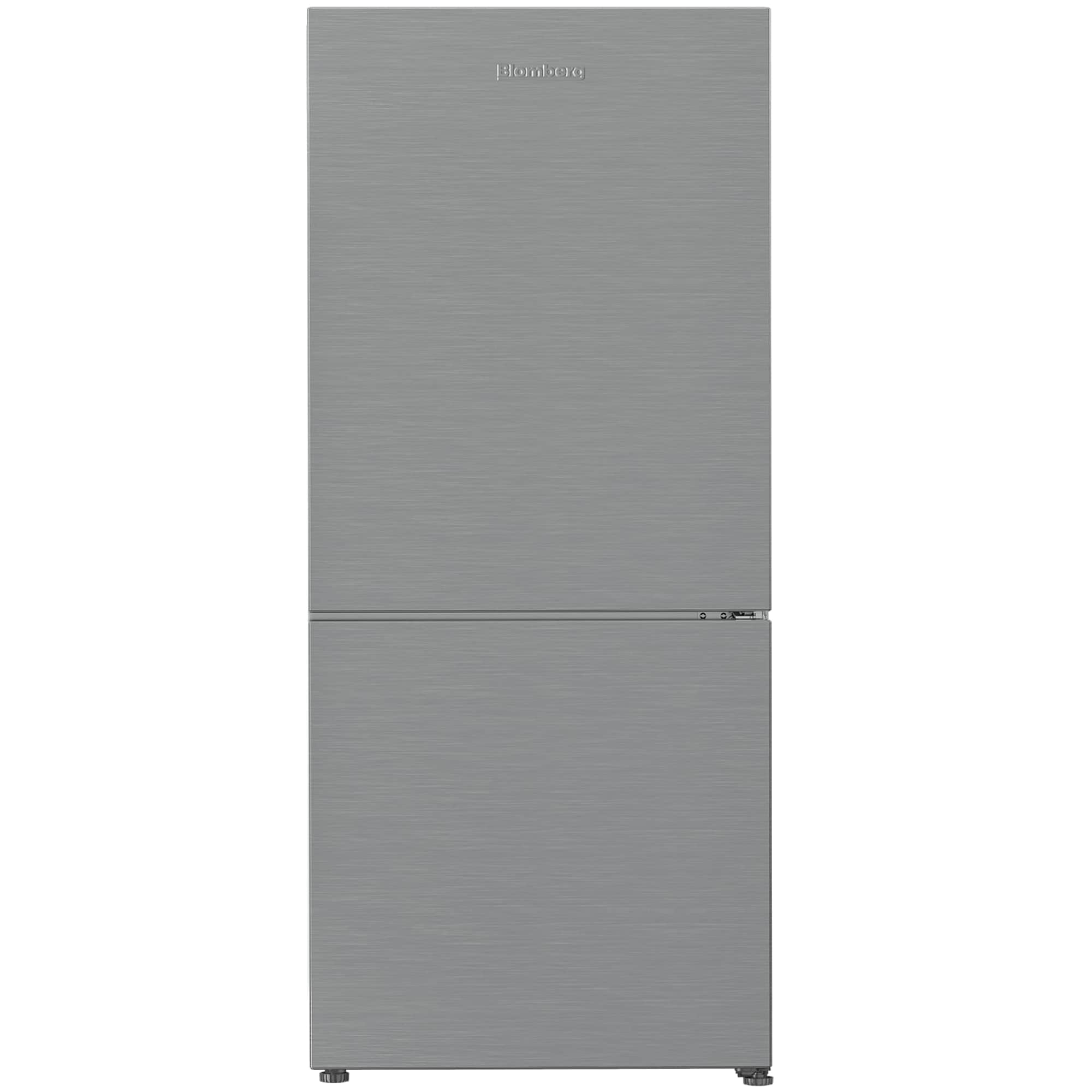 Blomberg 28 in. 13.8 cu. ft. Counter Depth Bottom Freezer Refrigerator with Ice Maker - Stainless Steel, , hires