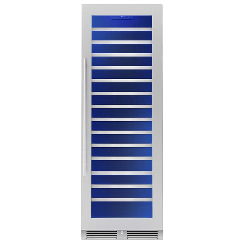 Zephyr Presrv Series 24 in. Wine Cooler with Wood Racks, Single Temperature Zone & 142 Bottle Capacity - Stainless Steel, , hires