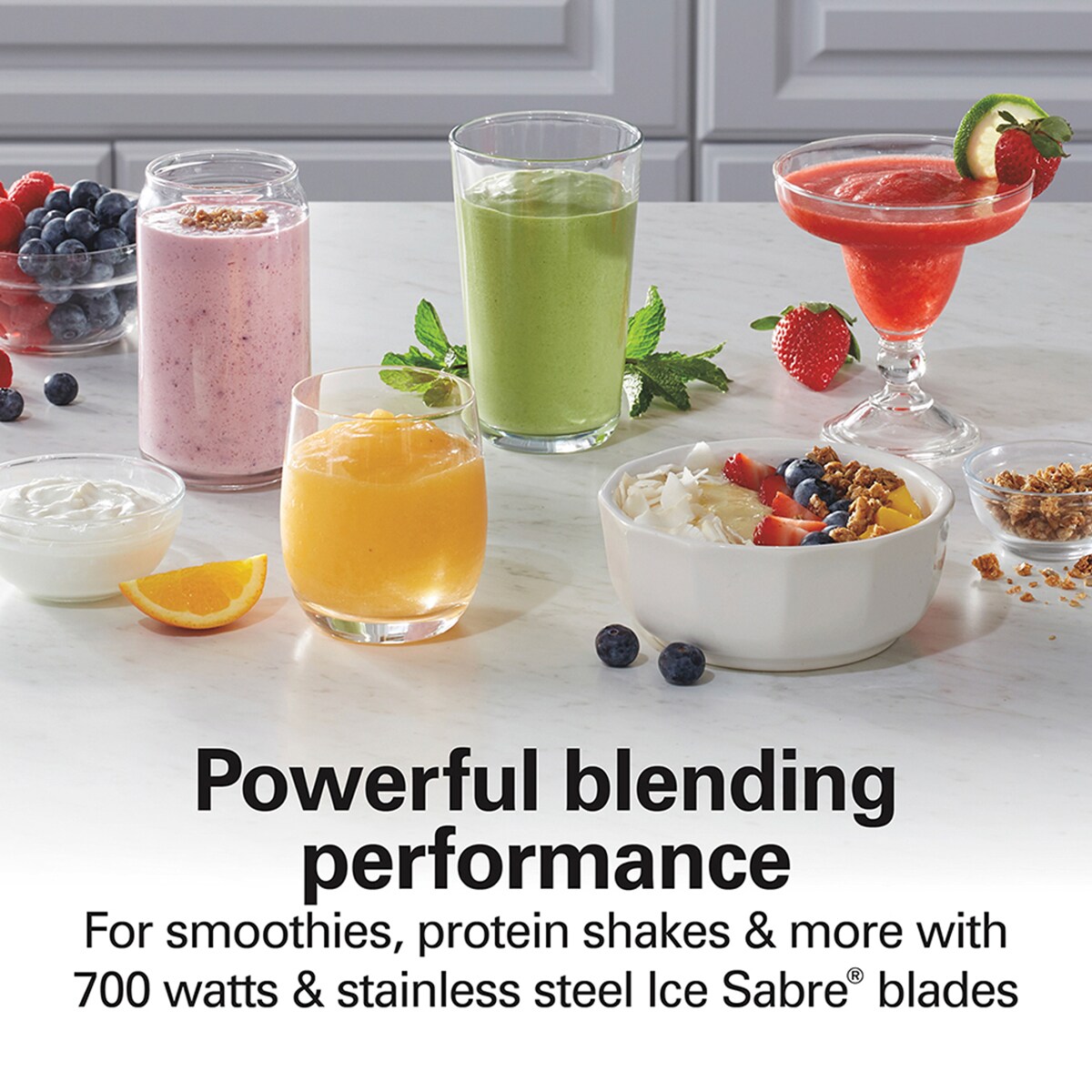 Hamilton Beach Power Elite Blender with 40 oz. Glass Jar, , hires