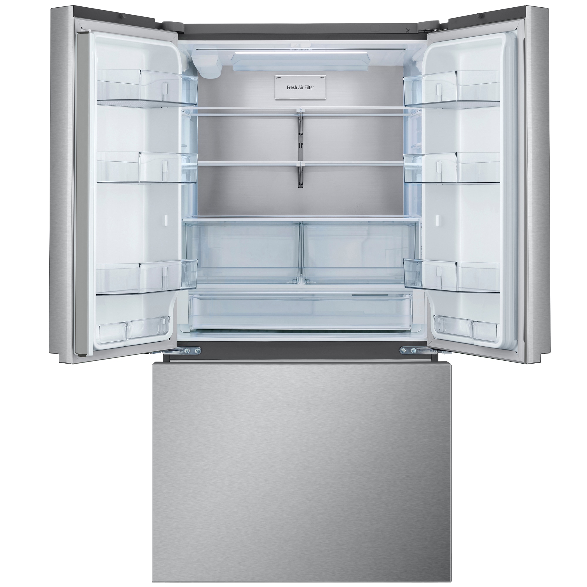 LG 36 in. 31.7 cu. ft. Smart French Door Refrigerator with Internal Water Dispenser - PrintProof Stainless Steel, , hires