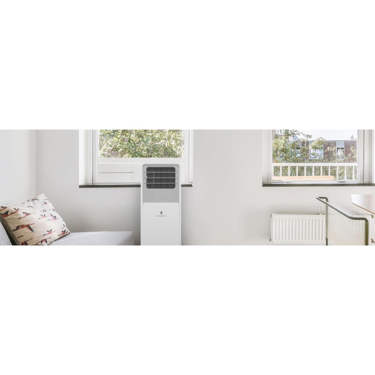 Friedrich ZoneAire Compact Series Single-Hose 10,000 BTU 115V Smart Portable Air Conditioner with 2 Fan Speeds, Remote Control - White, , hires