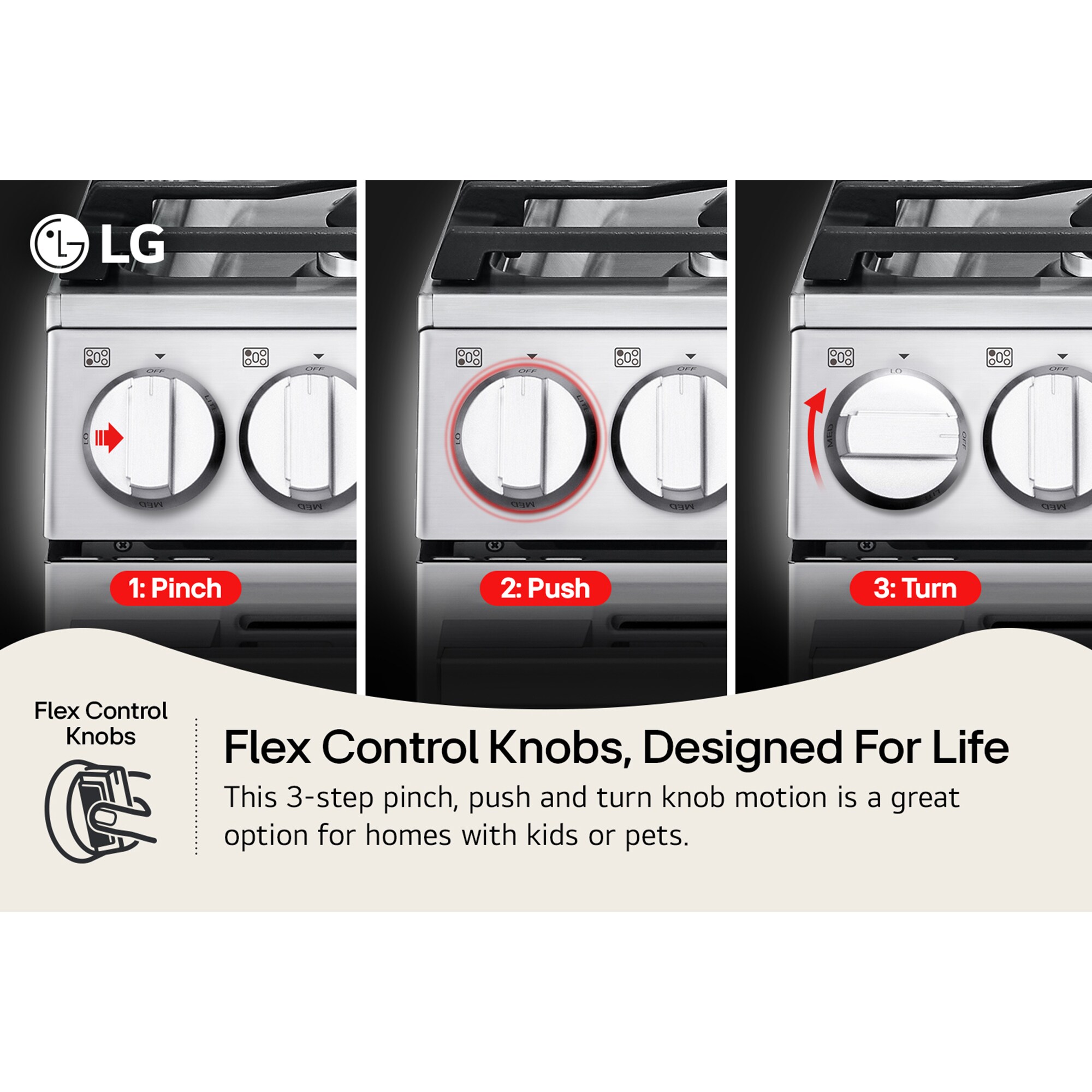 LG 30 in. 6.3 cu. ft. Smart Air-Fry Standard Convection Slide-In Electric Range with Radiant Burners - Black Stainless Steel, , hires