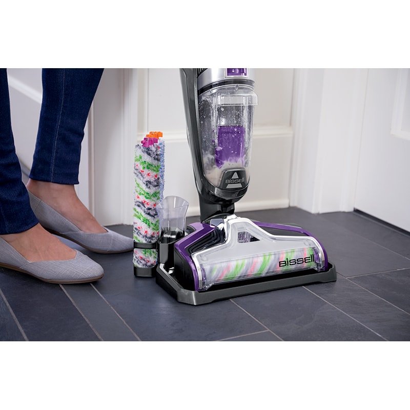 Bissell CrossWave Pet Pro Wet/Dry Multi-Surface Vacuum - Titanium With Grapevine Purple and Sparkle Silver, , hires