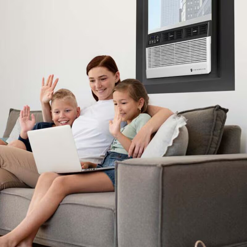 Friedrich Chill Premier Series 10,000 BTU 115V Smart Window Air Conditioner with 3 Fan Speeds, Remote Control - White, , hires