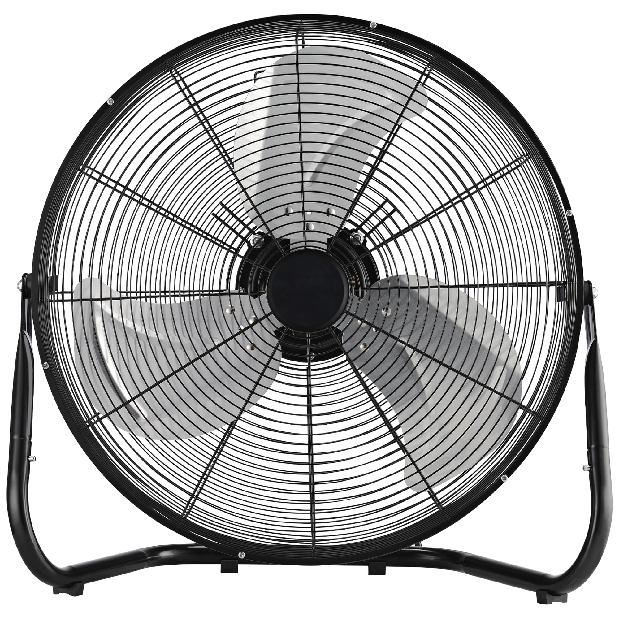 Lifesmart Floor Fan with 3 Speed Settings & Adjustable Tilt - Black, , hires