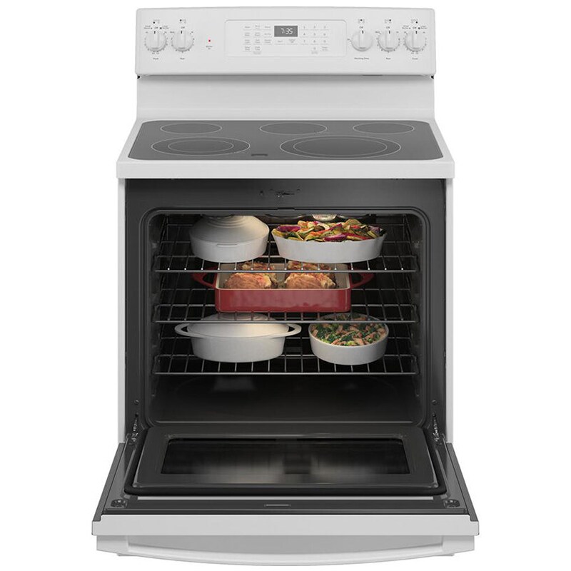 GE 30" Freestanding Gas Range with 5 Sealed Burners, Griddle, 5.0 Cu