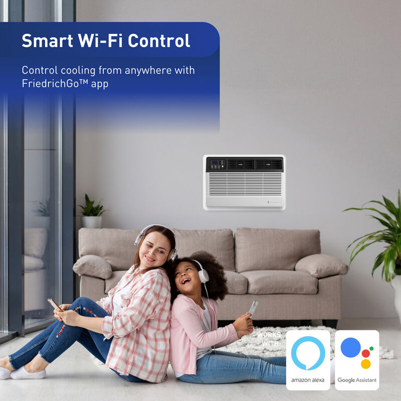 Friedrich Uni-Fit Series 10,000 BTU 230V Smart Through-the-Wall Air Conditioner with 3 Fan Speeds, Remote Control - White, , hires