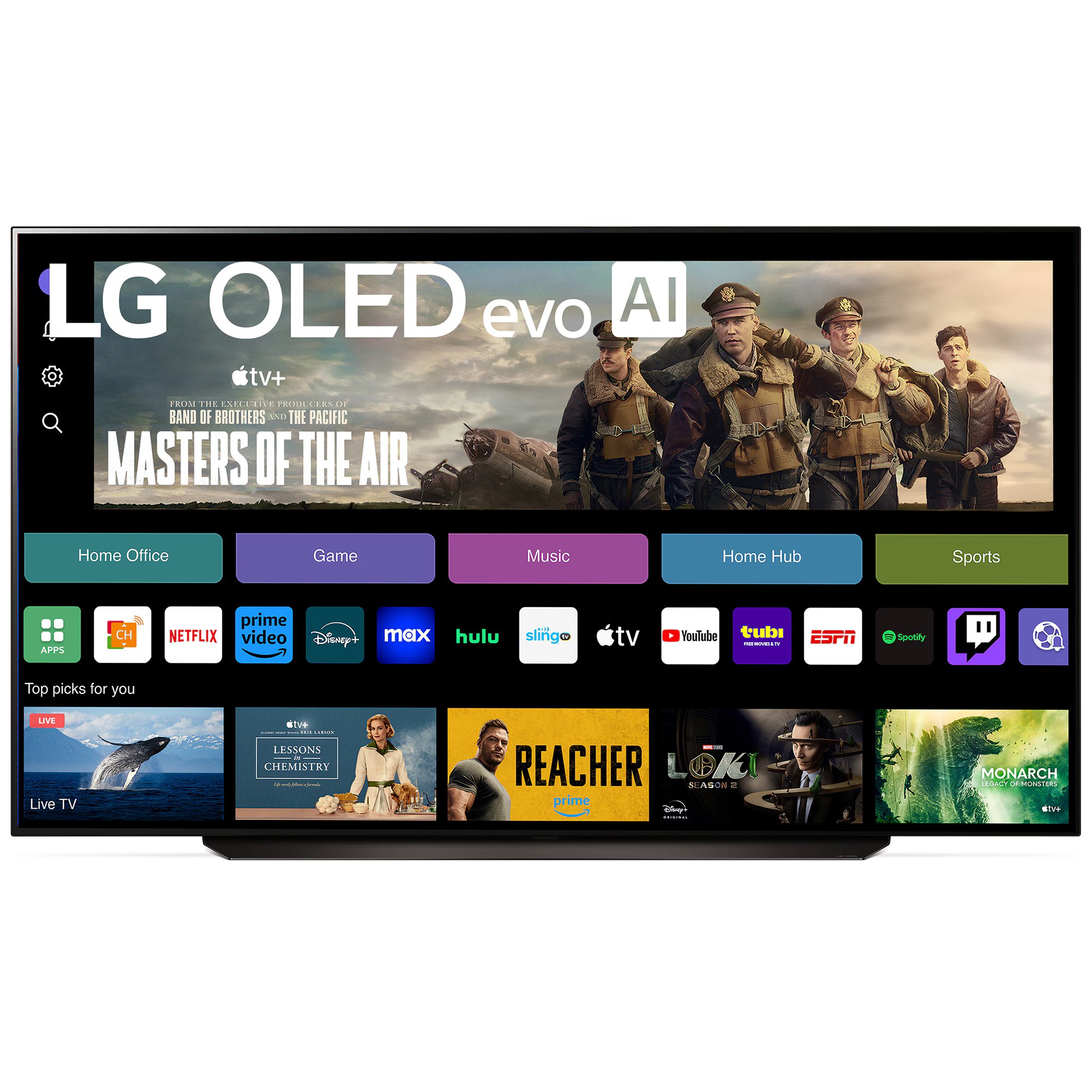 LG - 83" Class C4 Series OLED evo 4K UHD Smart webOS TV, , hires