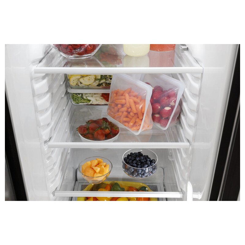 GE 33 in. 23 cu. ft. Side by Side Refrigerator with Ice & Water Dispenser - Fingerprint Resistant Slate, , hires