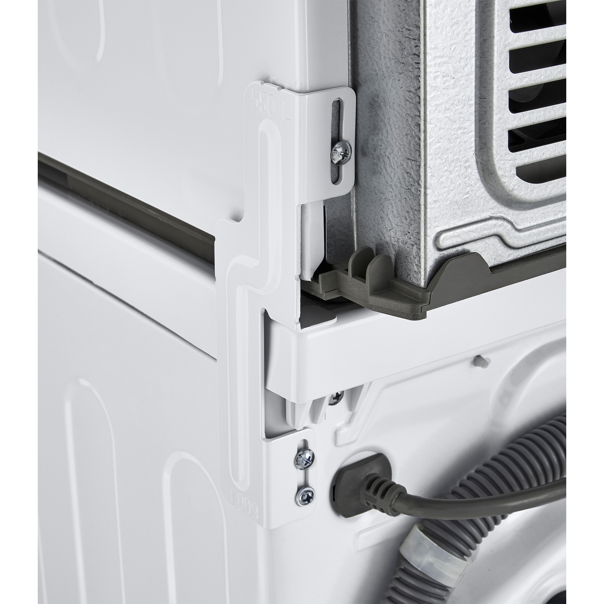 LG 24 in. 4.2 cu. ft. Smart Stackable Ventless Electric Dryer with Heat Pump, Sensor Dry & Sanitize Cycle - White, White, hires