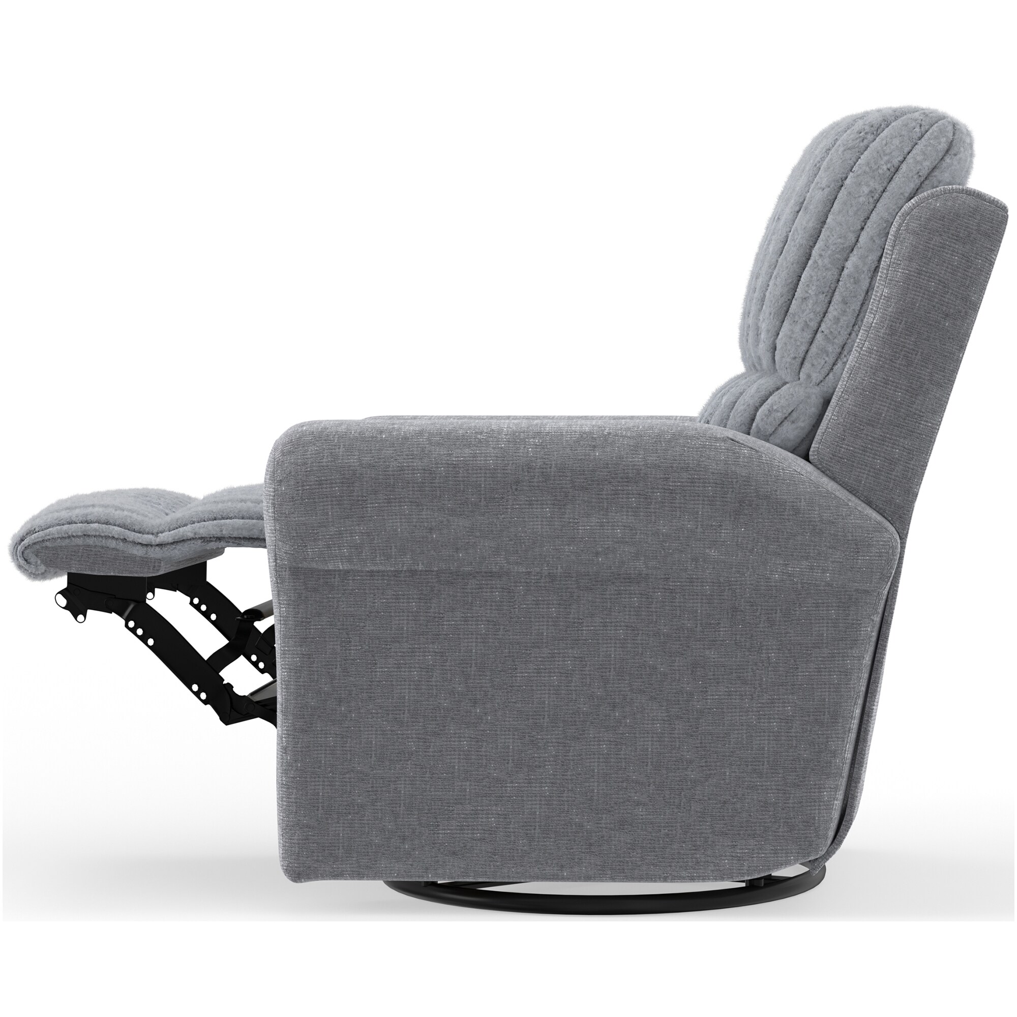 Catnapper Foxy Swivel Glider Recliner - Nickel, , hires