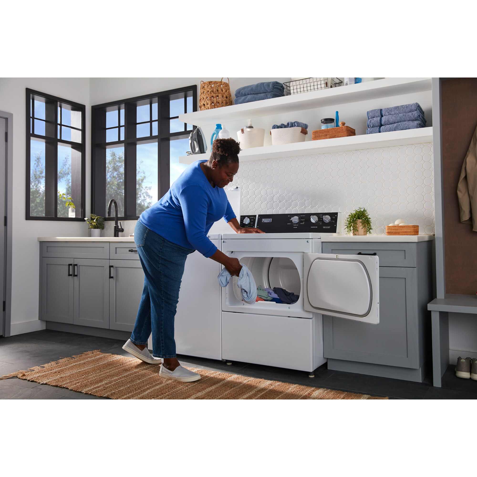 Maytag 27 in. 3.5 cu. ft. Top Load Washer with Agitator - White, , hires