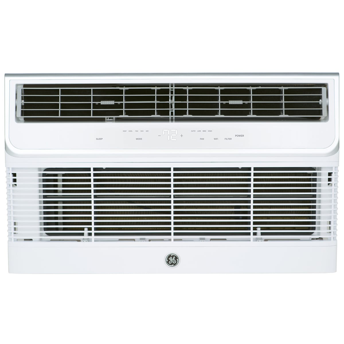 GE 10,000 BTU 230V Smart Energy Star Through-the-Wall Air Conditioner with 3 Fan Speeds, Sleep Mode & Remote Control - White, , hires