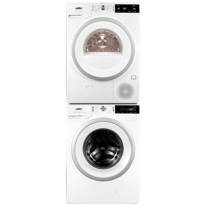 Summit 24 in. 2.3 cu. ft. Stackable Front Load Washer - White, , hires