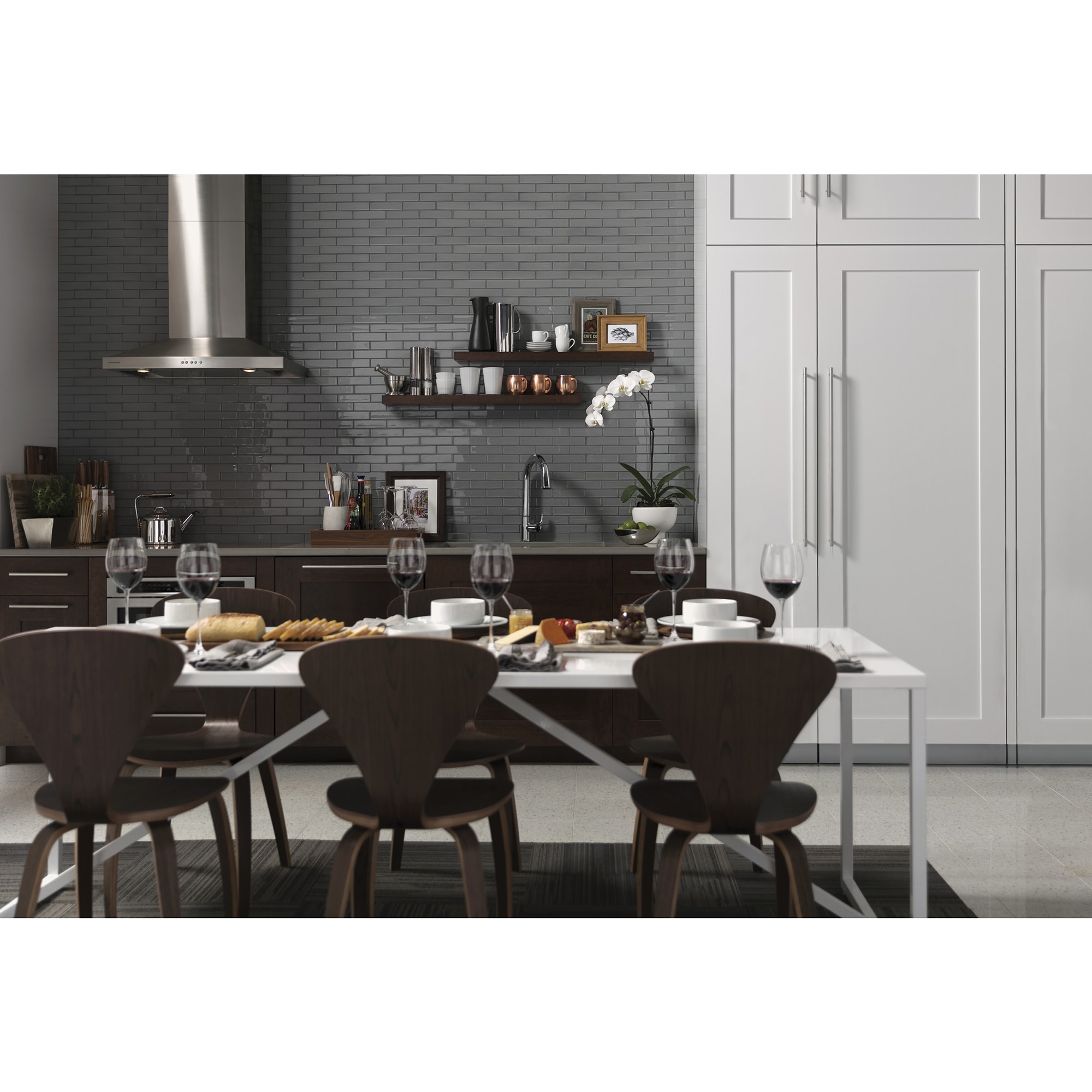 Monogram 30 in. Convertible Chimney Style Range Hood with 420 CFM, 4 Fan Speeds & 2 Halogen Lights - Stainless Steel, , hires