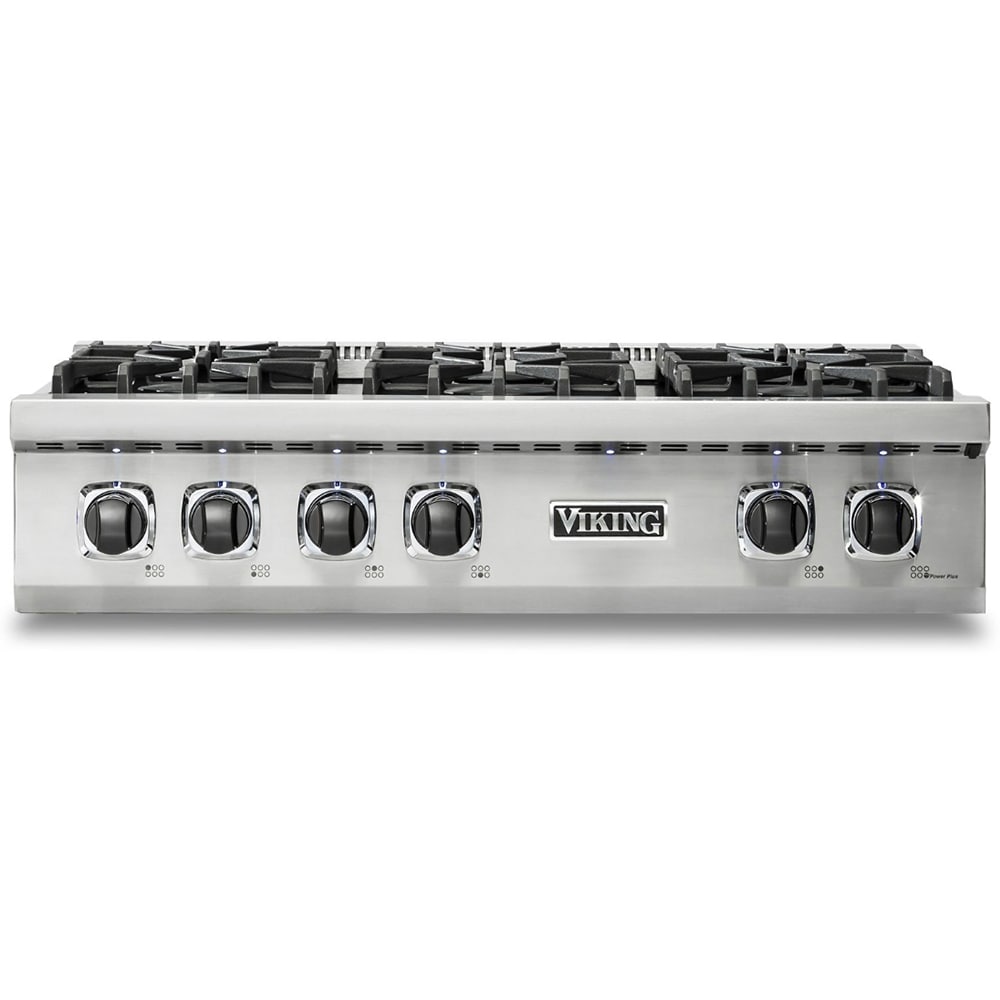 Viking 5 Series 36" Gas Cooktop with 6 Sealed Burners Stainless Steel