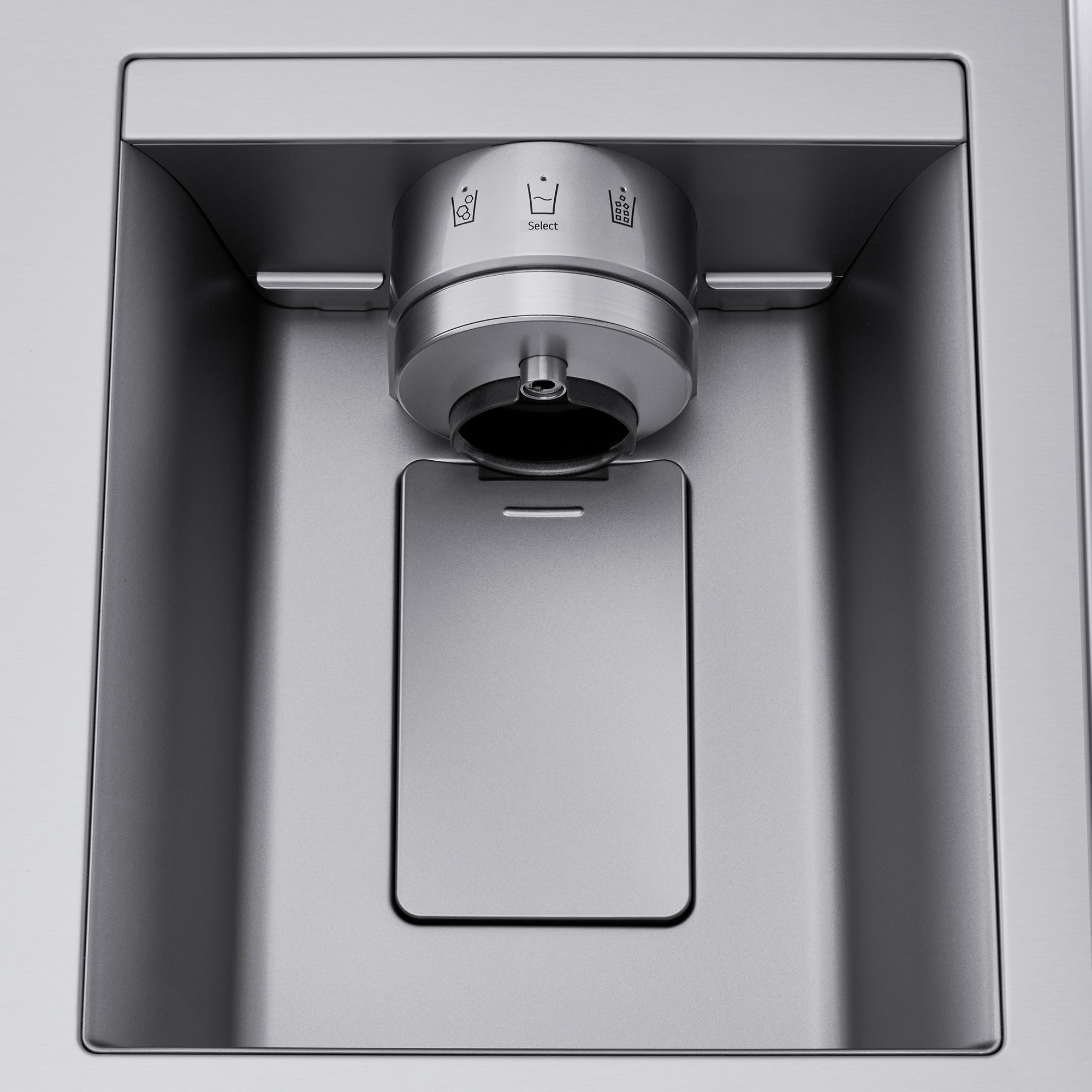 LG 36 in. 24.5 cu. ft. Smart Counter Depth 4-Door French Door Refrigerator with Ice & Water Dispenser - PrintProof Stainless Steel, , hires