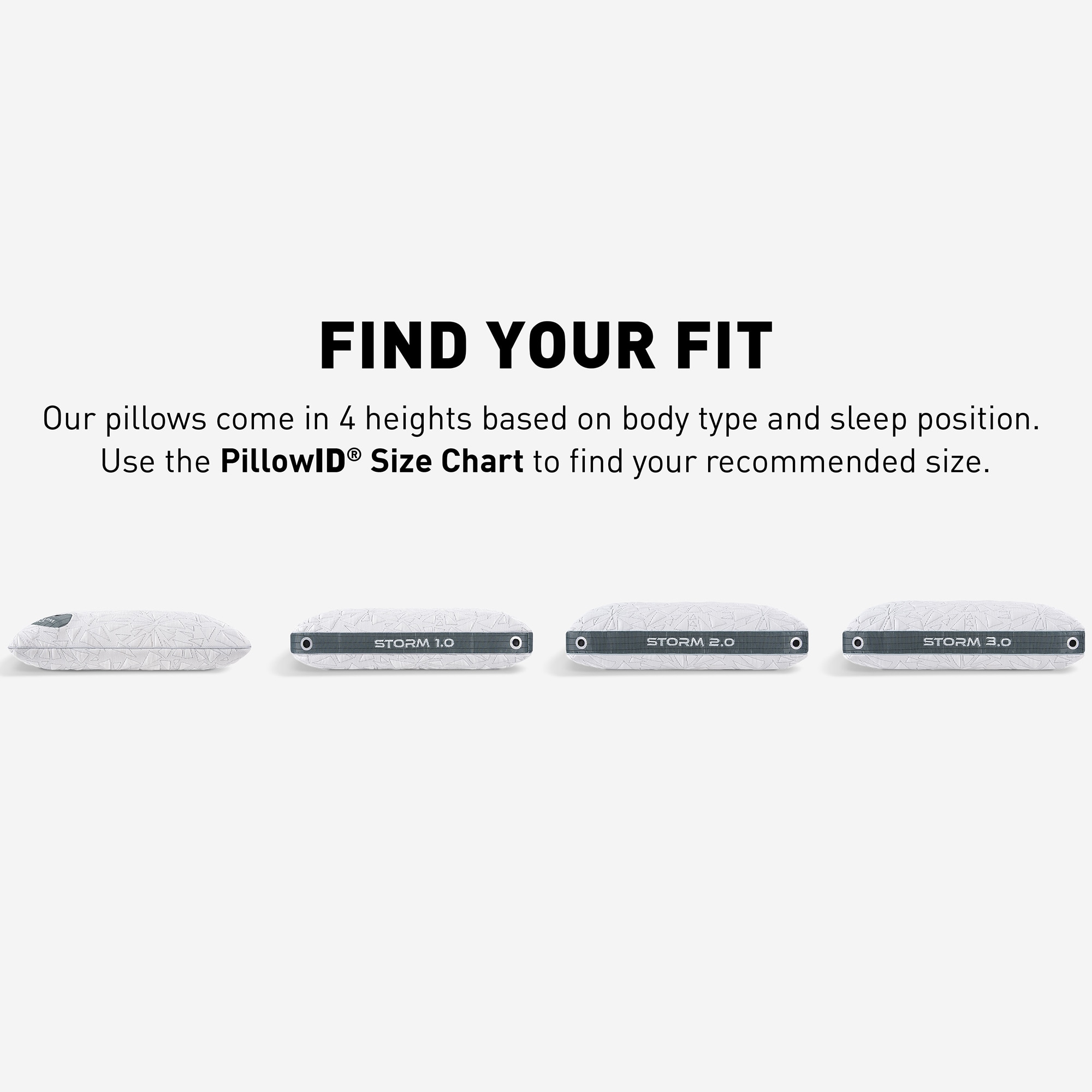 BEDGEAR Storm 1.0 Performance Standard Size Pillow, , hires