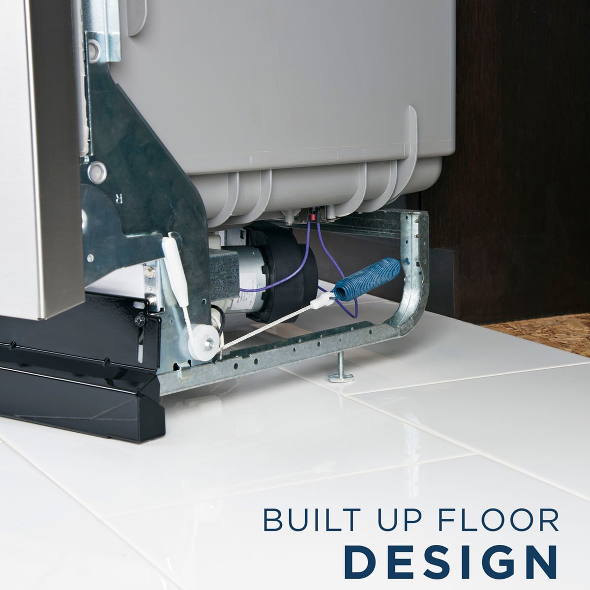GE 24 in. Top Control Flush-Mount Dishwasher with 51 dBa Sound Level & Condensate Dry - White, , hires