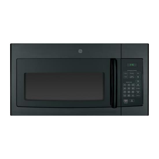GE 30 in. 1.6 cu. ft. 1000W Over-the-Range Microwave with 300 CFM - Black, Black, hires