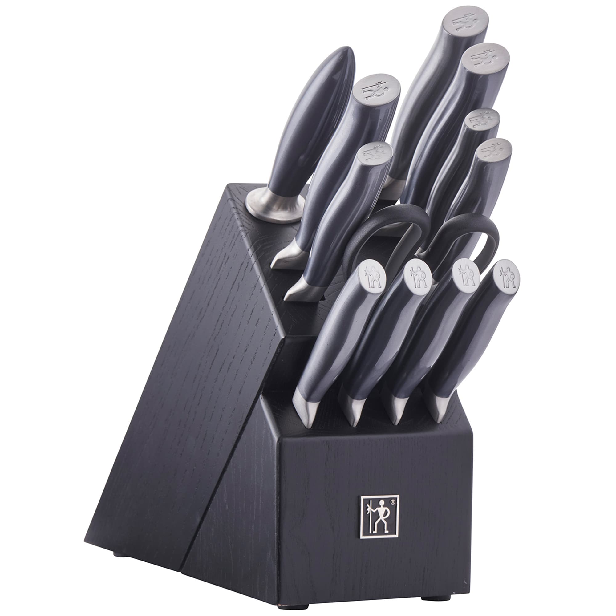 Henckels Graphite 13-pc Knife Set with Block - Stainless Steel, , hires