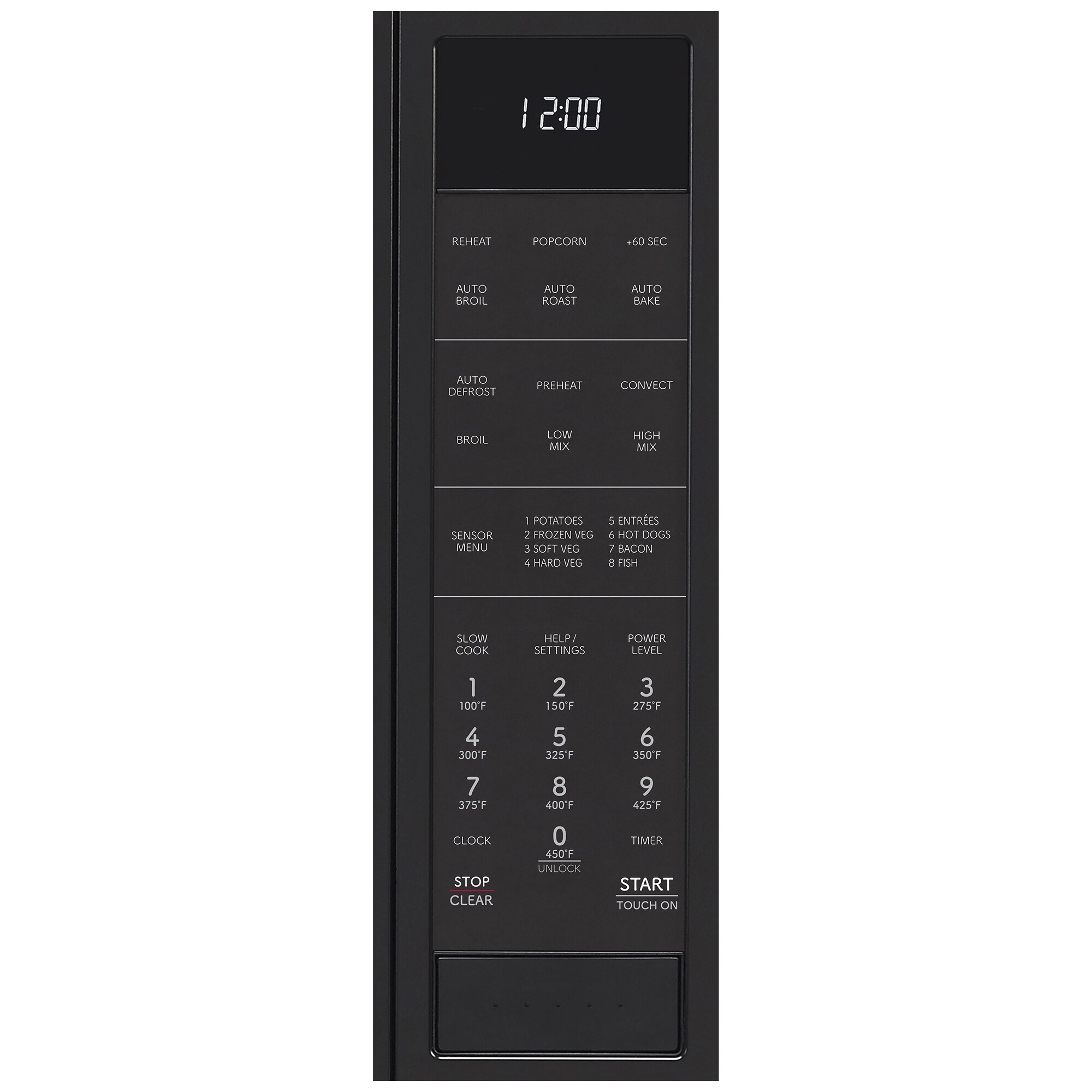 Sharp 25 in. 1.5 cu. ft. 900W Countertop Microwave with Convection & Sensor Cooking - Black, Black, hires