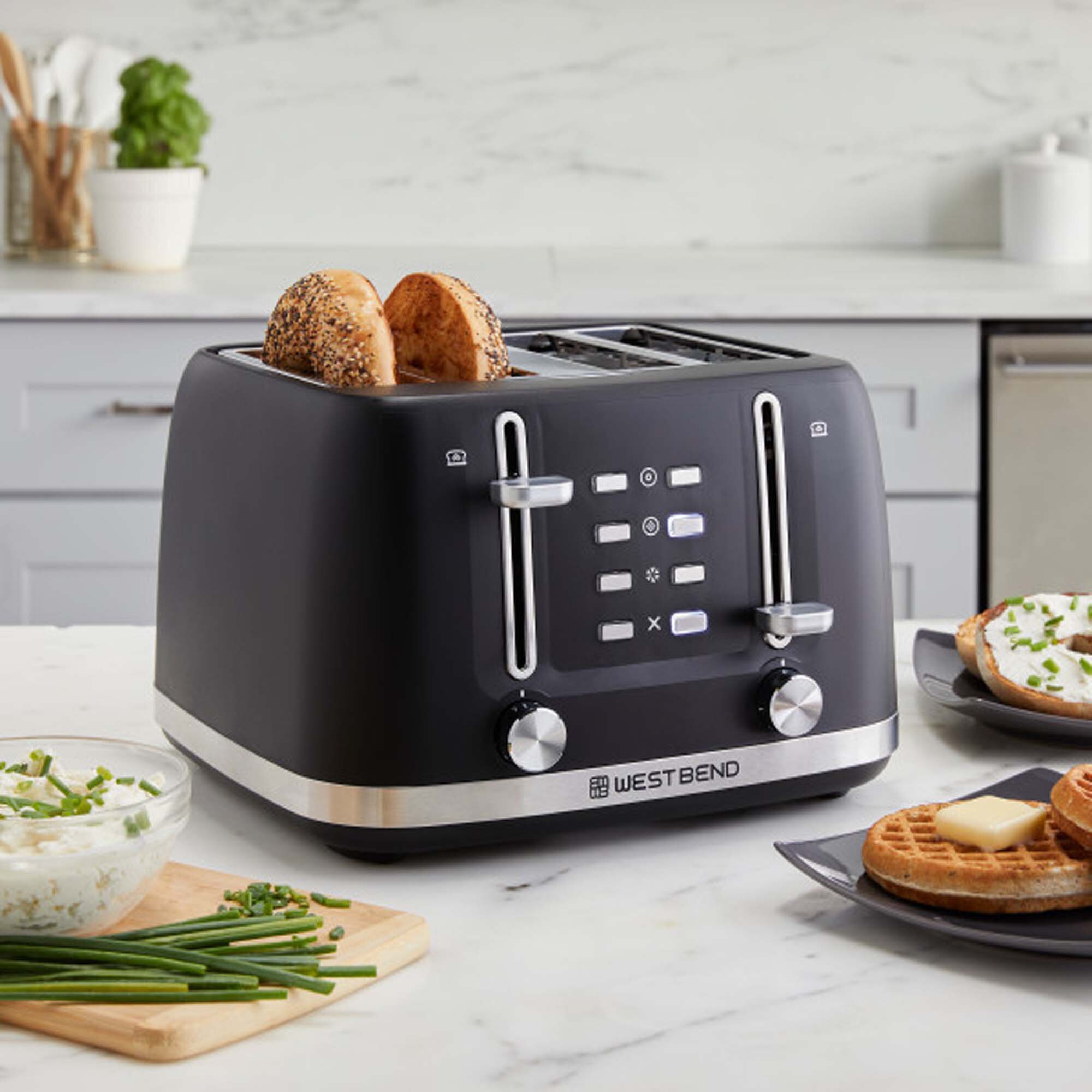 Westbend 4-Slice Toaster - Black, , hires
