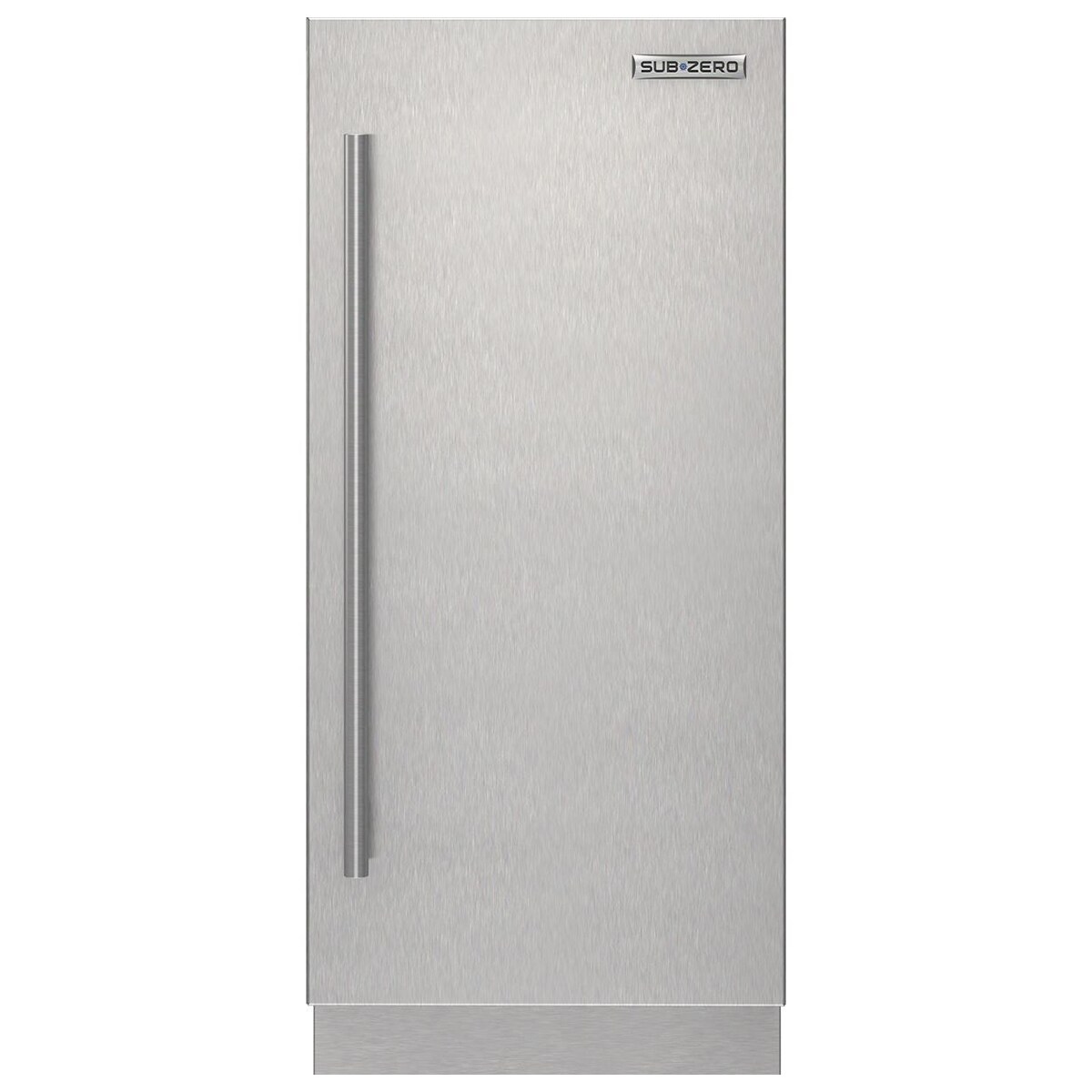 Sub-Zero Designer Series Undercounter 15 in. Right Hinge Stainless Steel Solid Door Panel with Tubular Handle, , hires