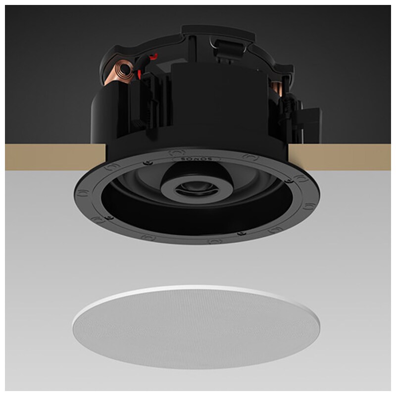 Sonos Architectural 6-1/2" Passive 2-Way In-Ceiling Speakers (Set) - White, , hires