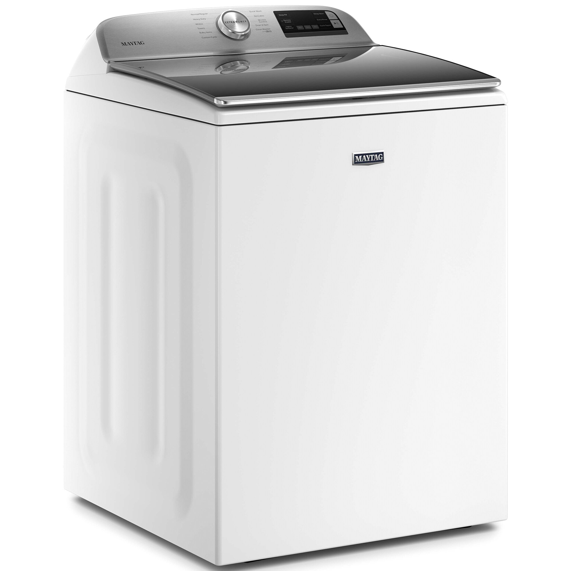 Maytag 27 in. 4.7 cu. ft. Smart Top Load Washer with Agitator & Extra