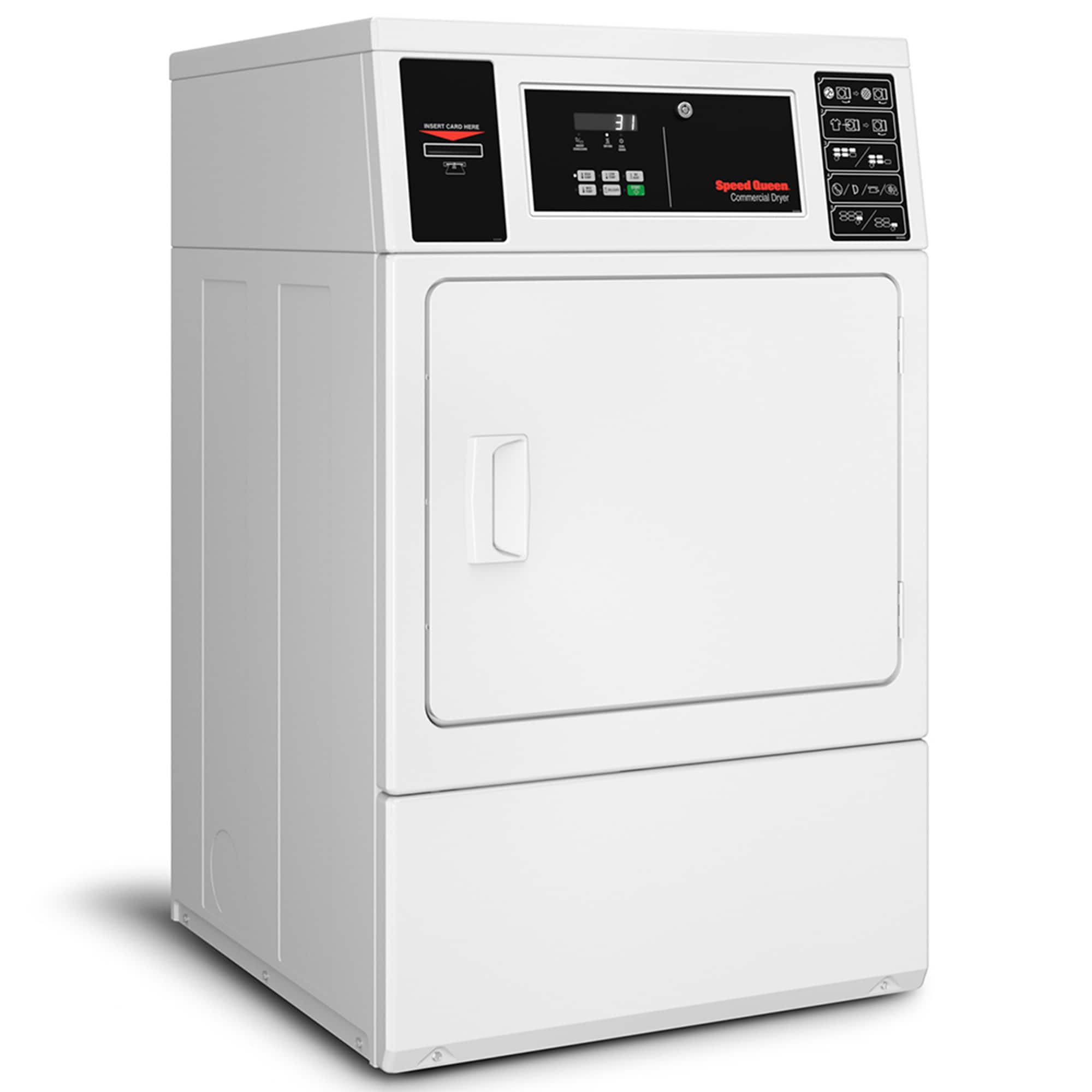 Speed Queen 27 in. 7.0 cu. ft. Stackable Electric Dryer - White, , hires