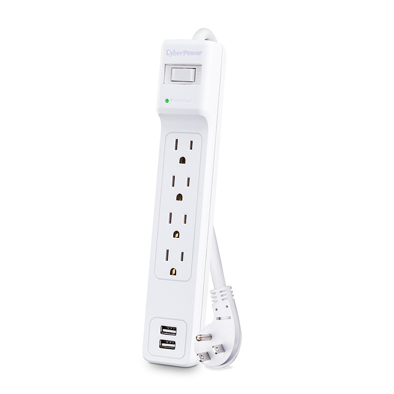 Home Office Surge Protector 4 Outlet Power Strip (P403URC1)